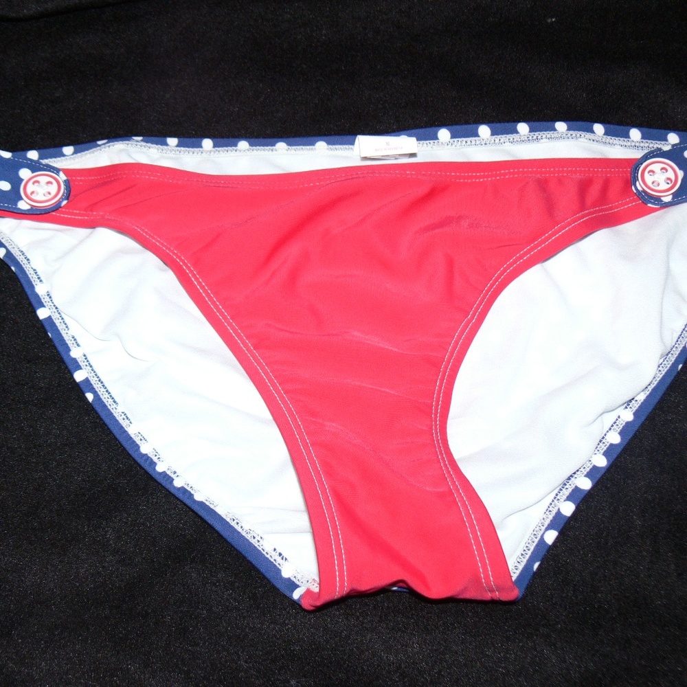 Swim Bottoms Red & Blue